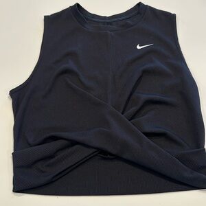 Nike twist front crop top